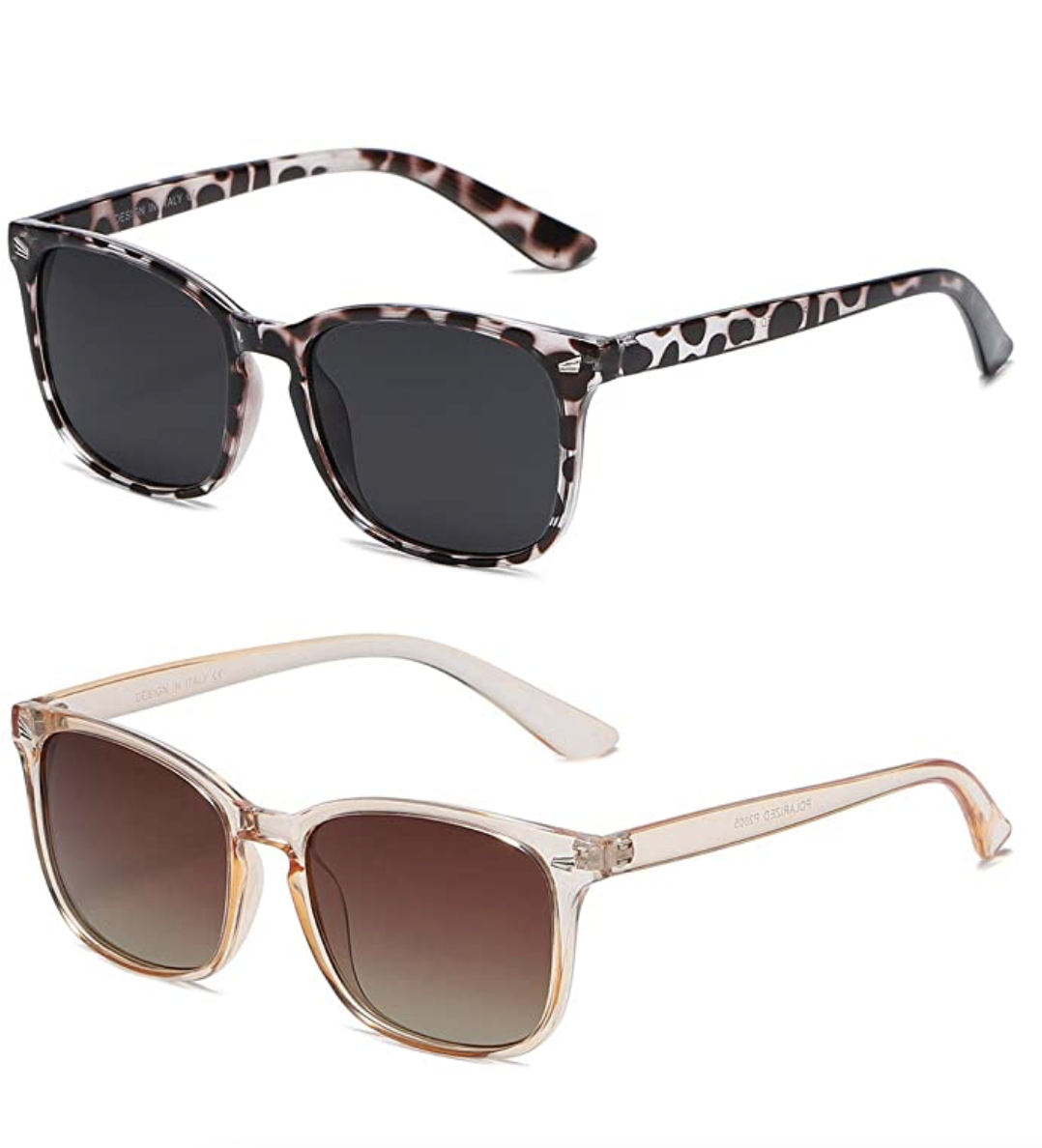 Amazon DUSHINE Polarized Sunglasses for Women Classic Retro Style 100% UV Protection