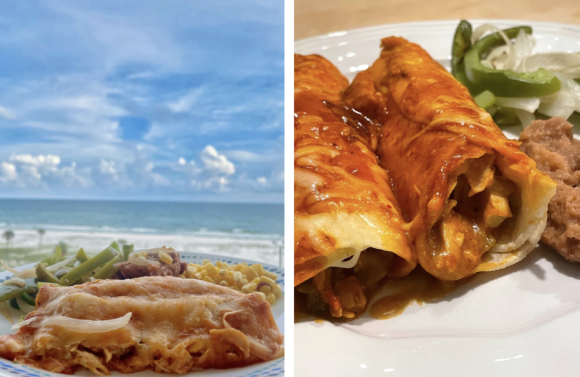 Baked Chicken Enchilada Recipe: Cooking By The Gulf Of Mexico Cover Photo