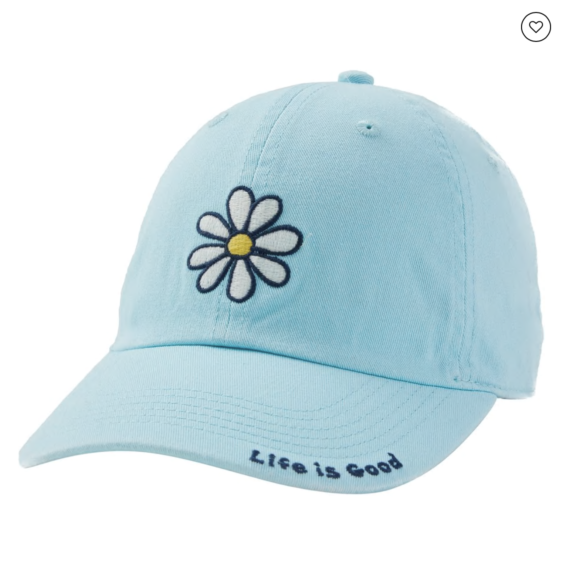 Bealls Life Is Good Daisy Embroidery Baseball Hat