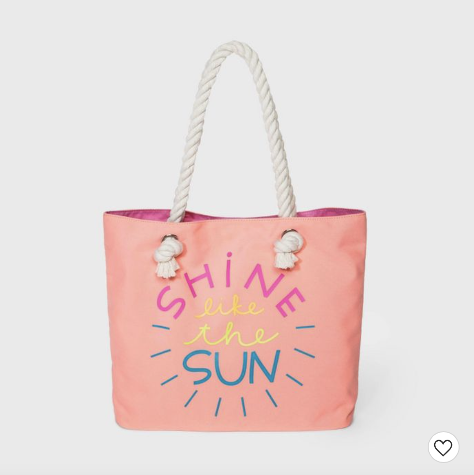 Target Girls' Tote Shine Like The Sun Handbag - Cat & Jack™ Orange