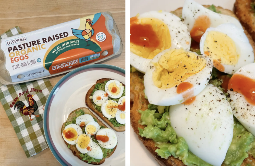 Avocado Toast With Hard Boiled Egg & Hot Sauce - Cover Photo