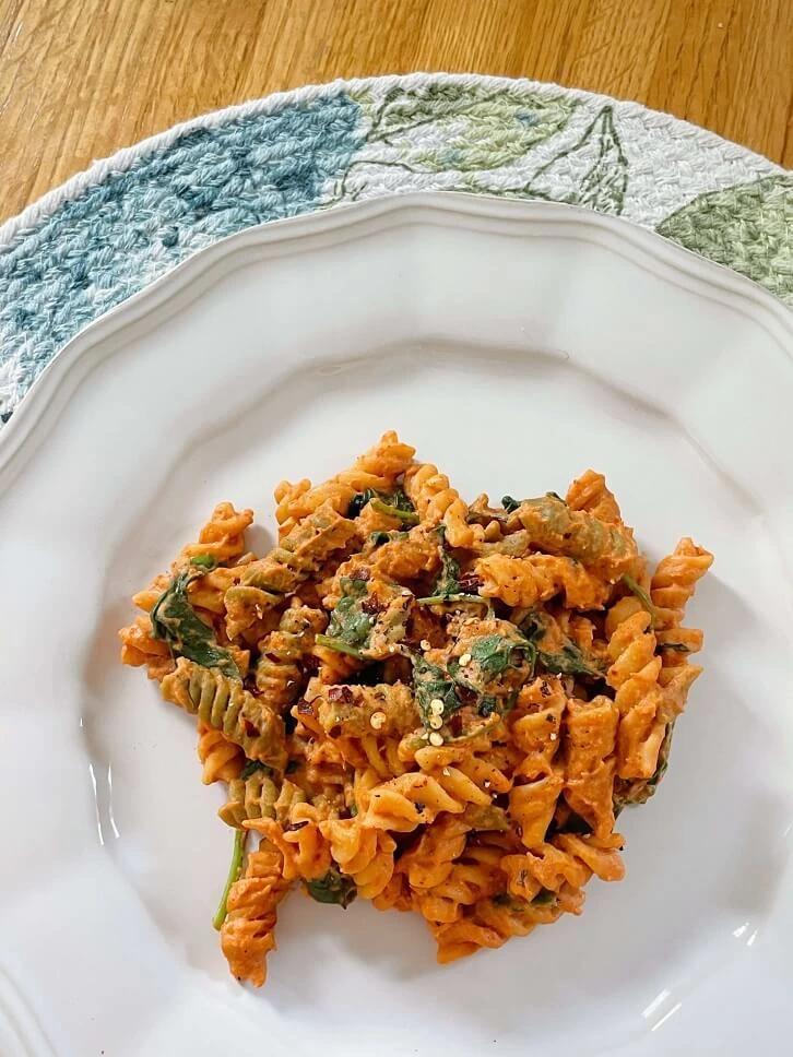 vegan vegetarian pasta recipe lent